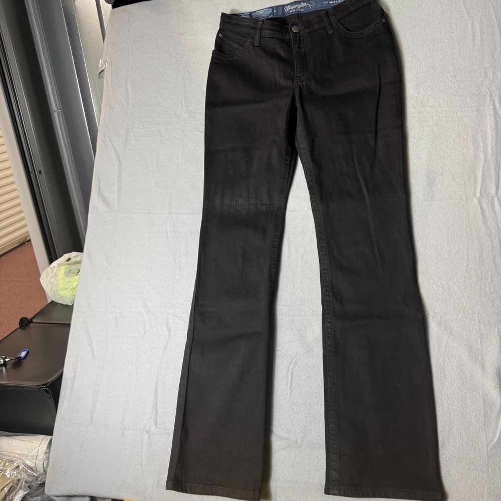 Wrangler Willow Ultimate Riding Jeans Black Bootcut 112337772 Womens‎ 31x36 NWT